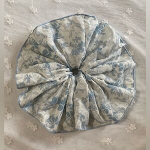 Add in bundle for total $15！Handmade Unique Hair Scrunchie Floral Pattern L size
